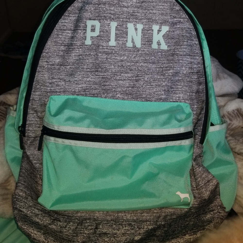Pink backpack